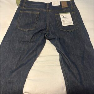 Goodfellow & Co Dark Blue Selvedge Straight Jeans
